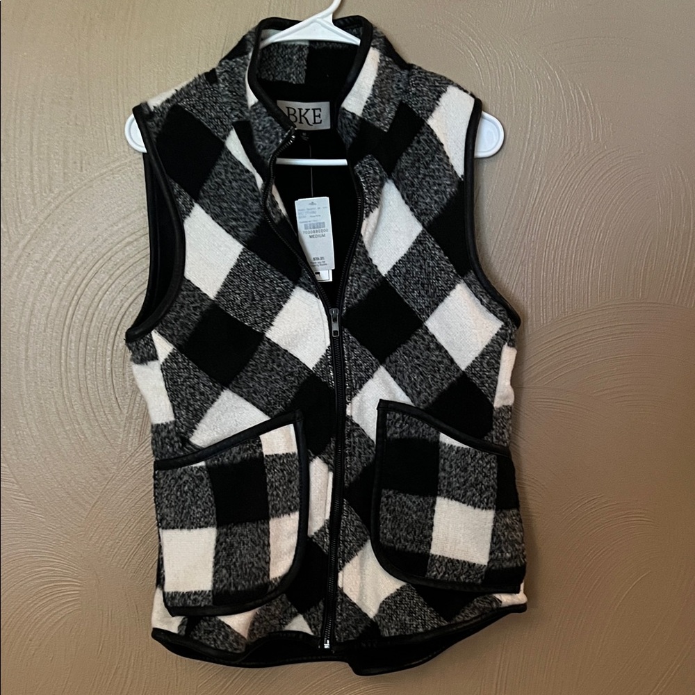 BKE Checkered Vest